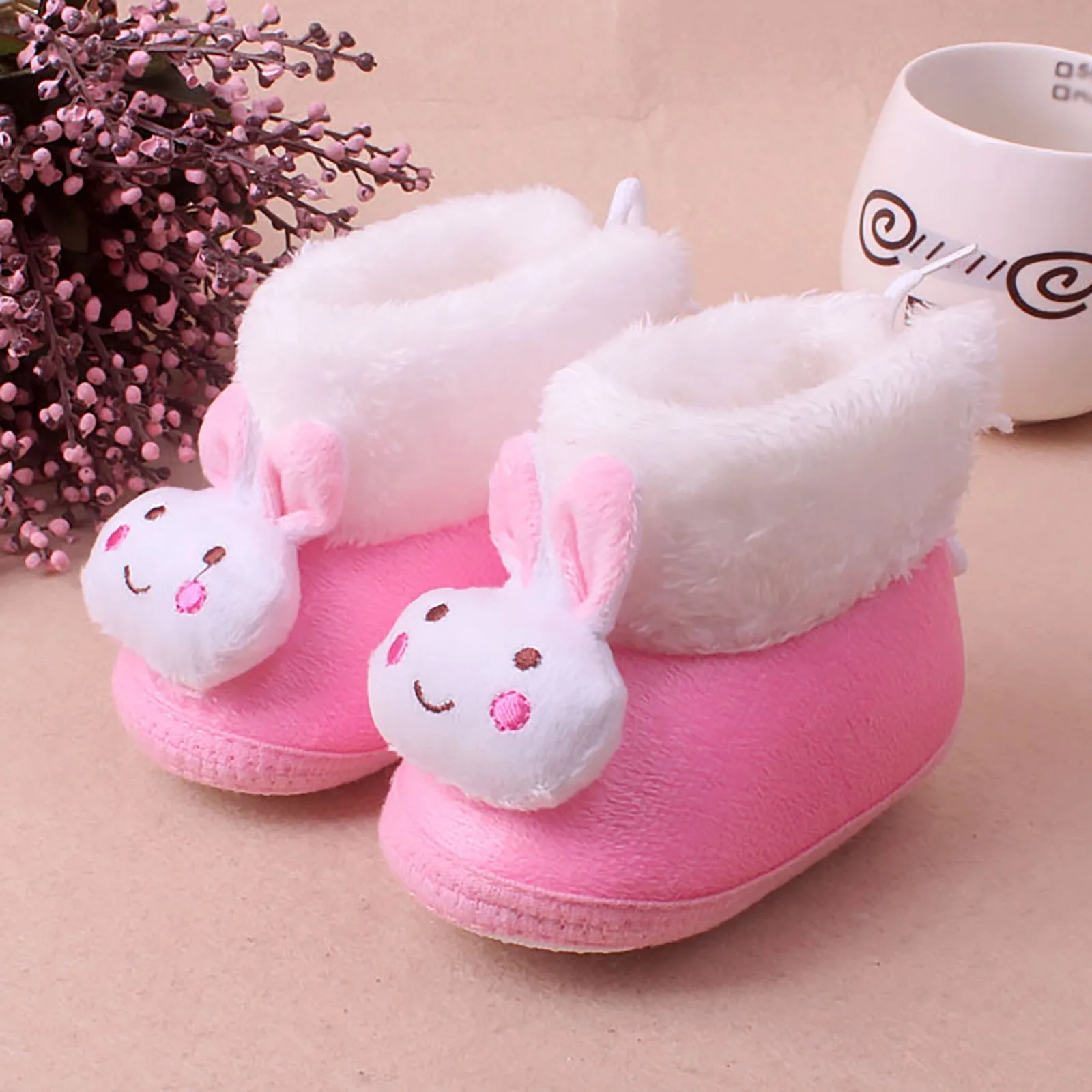 

Toddler Boots Winter First Walkers Baby Girls Boys Shoes Soft Sole Fur Snow Booties Baby Newborn Cute Cartoon Warm Детская Обувь