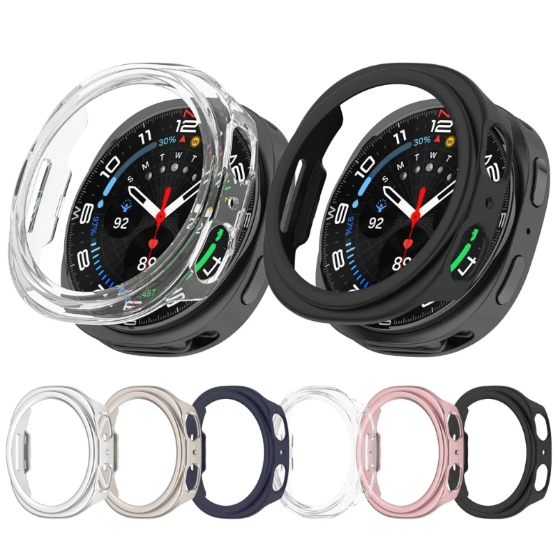 삼성 갤럭시 시계 8 (40mm/44mm) 보호 커버 범퍼 프레임 보호 쉘 스마트 시계 액세서리 용 PC 케이스