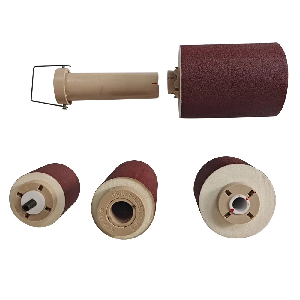 Removable Sponge Wheel Roller Electric Drill Easy-to-Install Sanding Sleeve Bearing Polishing Wheel Stone Wire Drawing Machine