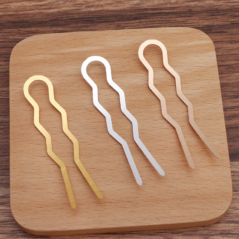 10pcs 70x15mm Hairpin Hair Sticks Making Alloy Hair Pins Clips Comb Bridal Headpiece for Women Wedding Hair Handmade Accessories