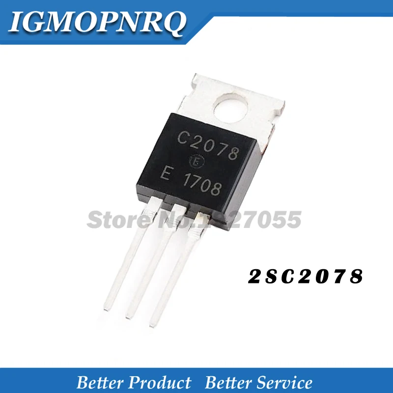 10pcs/lot C2078 2SC2078 NPN high frequency power transistor TO-220 new