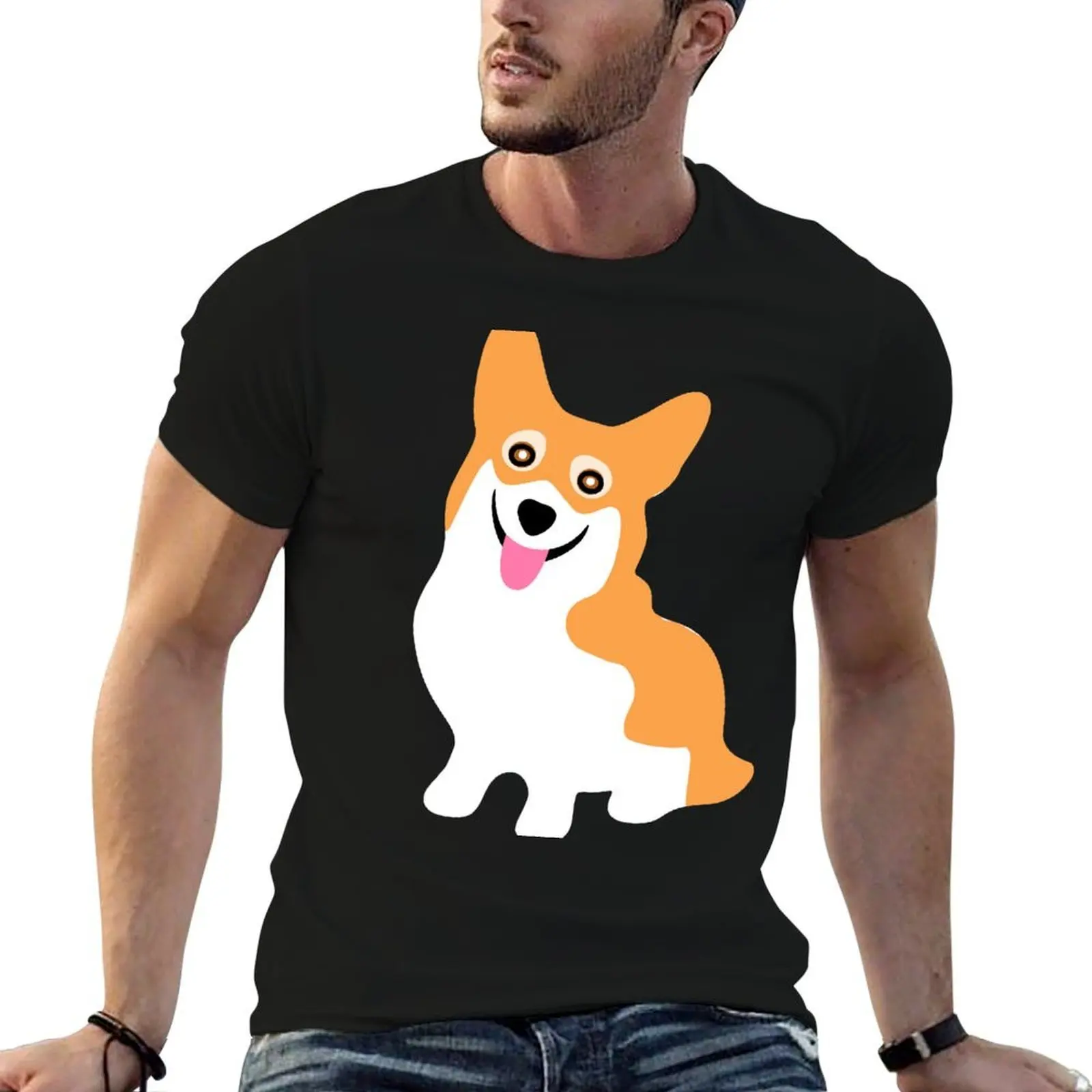 Pembroke Welsh Corgi T-Shirt customs design your own oversized plain t shirts men