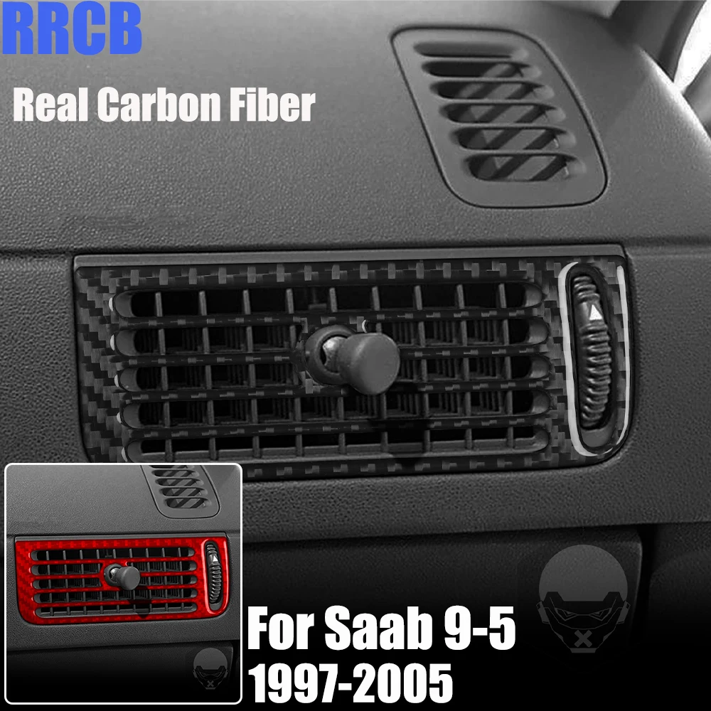 

Real Carbon Fiber Car Accessories Air Vent Trim Cover Soft Sticker For Saab 9-5 1997 1998 1999 2000 2001 2002 2003 2004 2005
