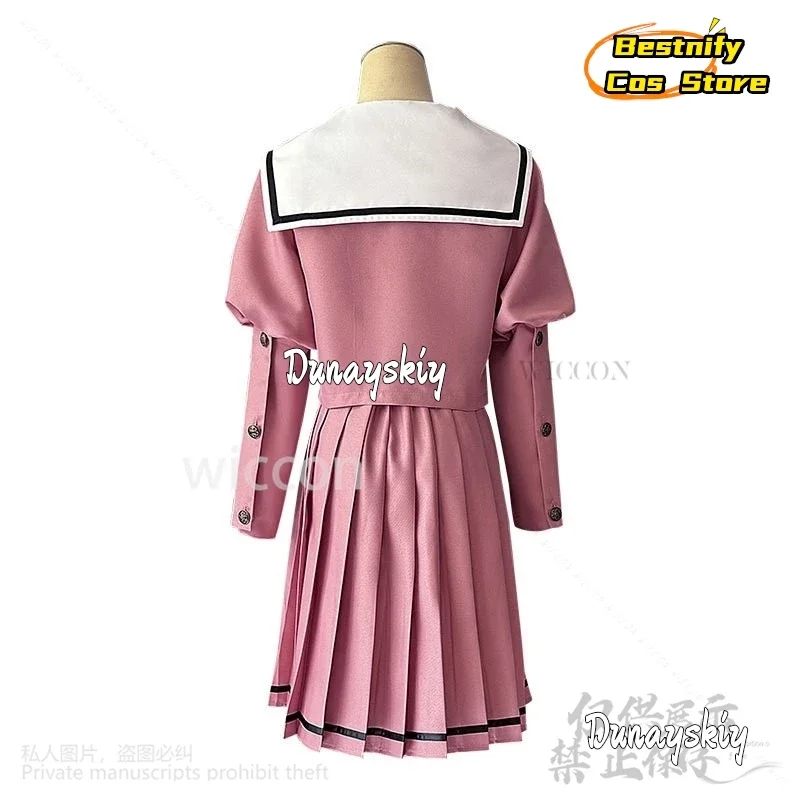 كوسبلاي واجوري كاوروكو كوسبلاي أنيمي جديد زهرة عطرة تزهر مع كرامة يابانية كاواي بنات JK فستان وردي للمدرسة لوليت