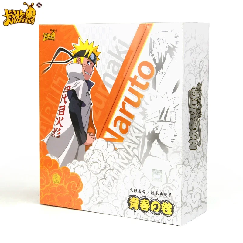 KAYOU Genuine Naruto Youth Scroll Gift Box Children\'s Festival BCR BP Card Medal Naruto Collection Card Children\'s Xmas Gift