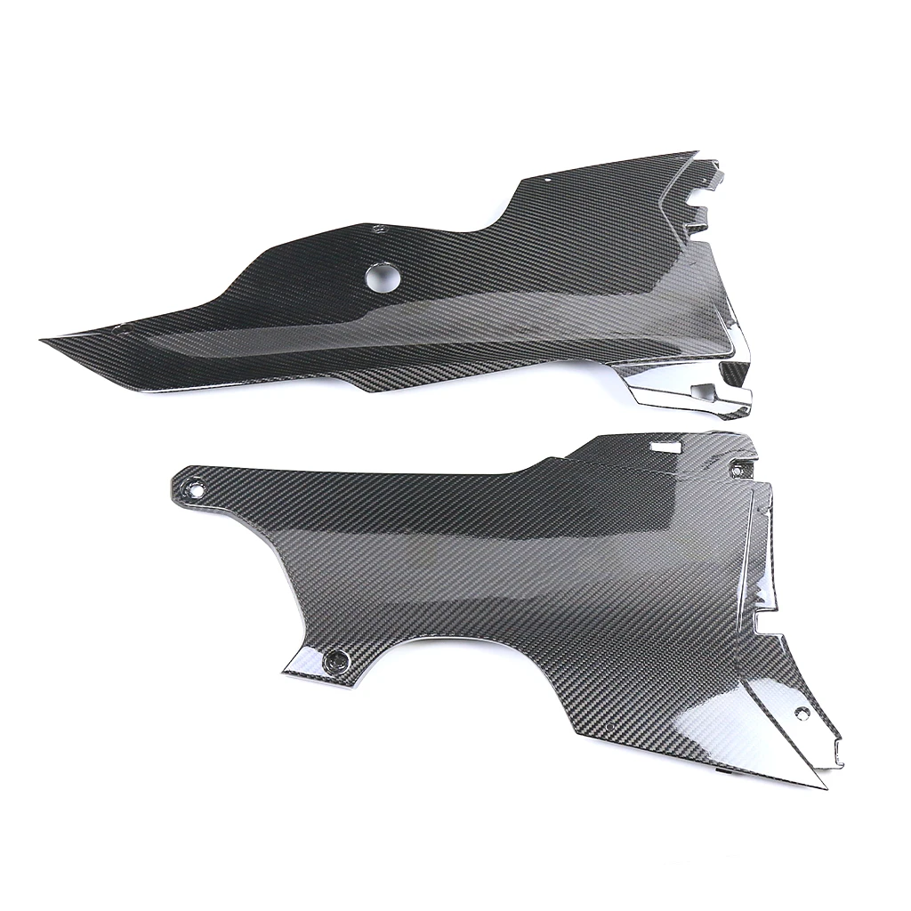 For Kawasaki NINJA ZX-10 R ZX10R 2021 2022 2023 2024 2025 100% Carbon Fiber Lower Side Panels Fairing Motorcycle Accessories