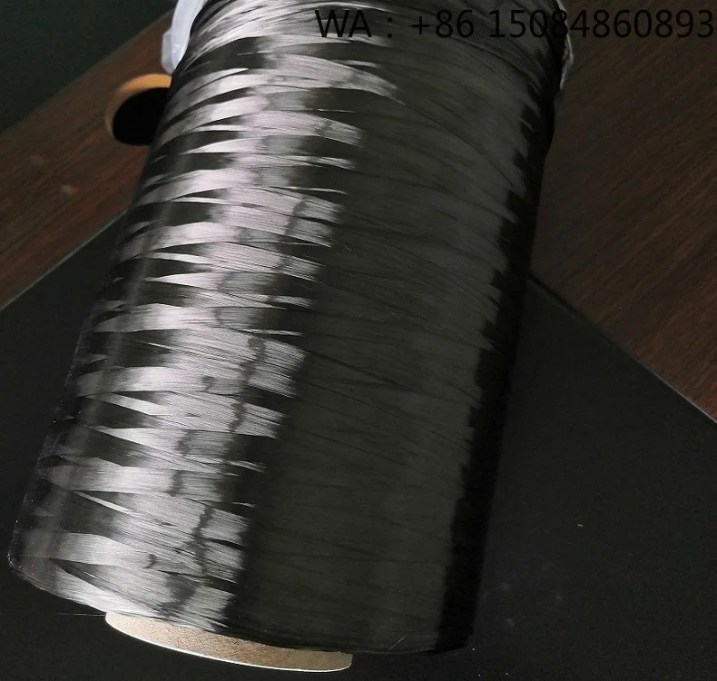Filamento de Fibra de Carbono T700 de 12k 24k, Hilo de Alta Resistencia y Módulo para Procesamiento de Compuestos y Tejidos