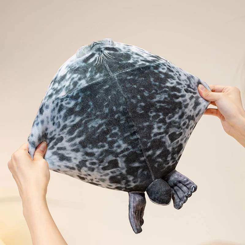 Almohada con sello de Angry Blob, novedad en 3d, muñeco de León marino, juguete de peluche, almohada para dormir, regalos de cumpleaños para niños y niñas