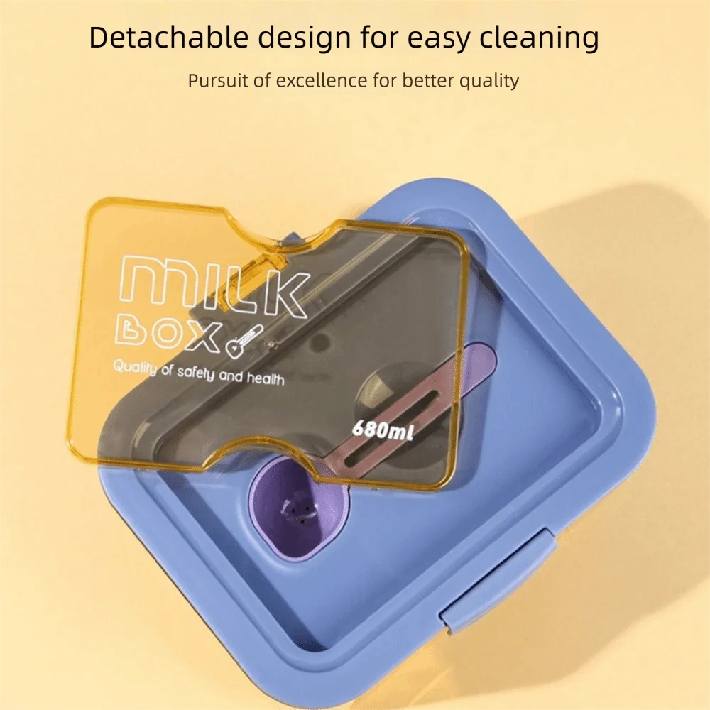 Portable Milk Powder Jar Airtight UV-Resistant Snacks Taking-Out Case Reusable Buckle Design Coffee Bean Can on-the-Go