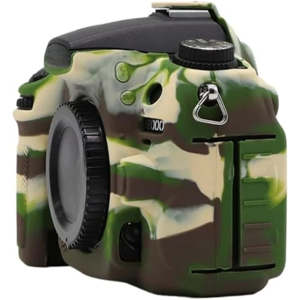 

Accessories Protective Rubber Cover Camera Bag For Nikon D7000 , Soft Silicone Armor Camera Body Case + 2PCS Hot Shoe Cover
