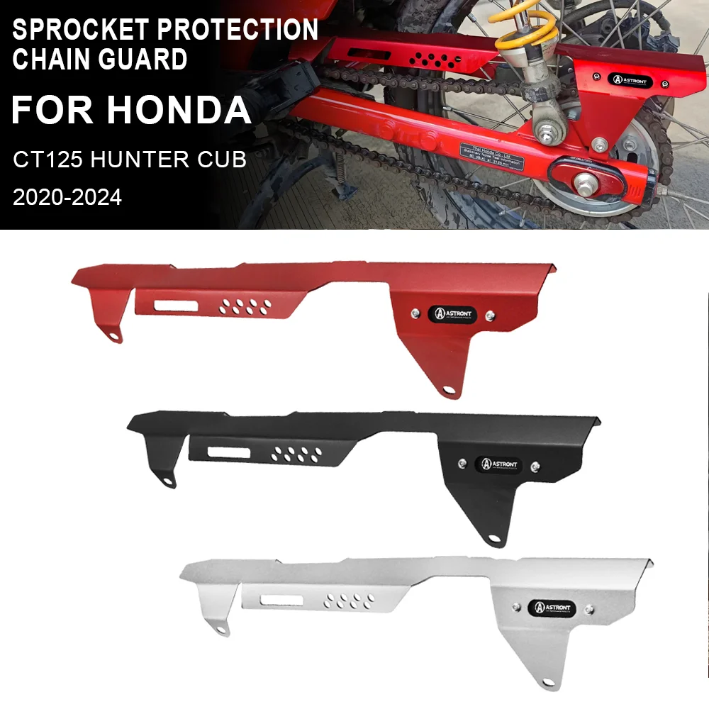 

CT 125 CNC Sprocket Protection Chain Guard Cover for Honda Ct125 Hunter Cub Trail 125 2020 2021 2022 2023 2024