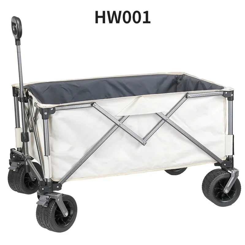 Large Capacity Collapsible Folding Wagon Garden Camping Cart For Outdoor Camping