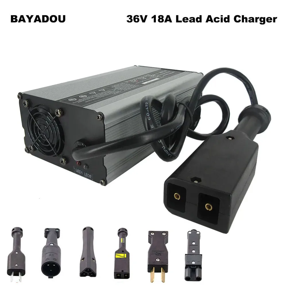 900W 36V 18A Golf Cart Lead Acid Battery Charger 36 Volt 18 AMP 20A TXT Style Connector 44.1V 36 V EZGO Touring Car Charger