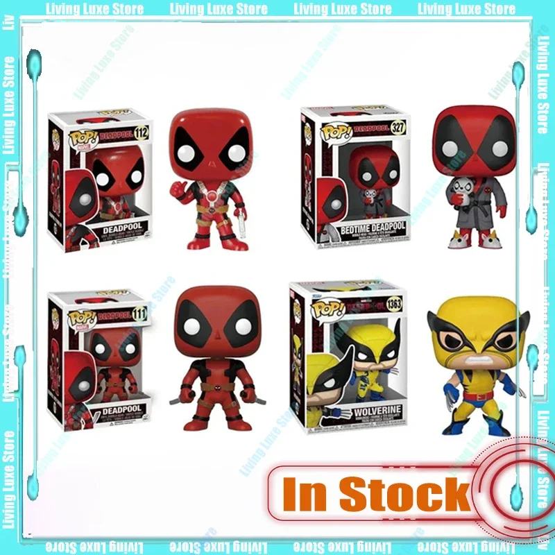 Deadpool & Wolverine Funko Pop Anime Figure Toys Cute Decoration Ornaments Action Figure Deadpool Figurine Toy Christmas Gift