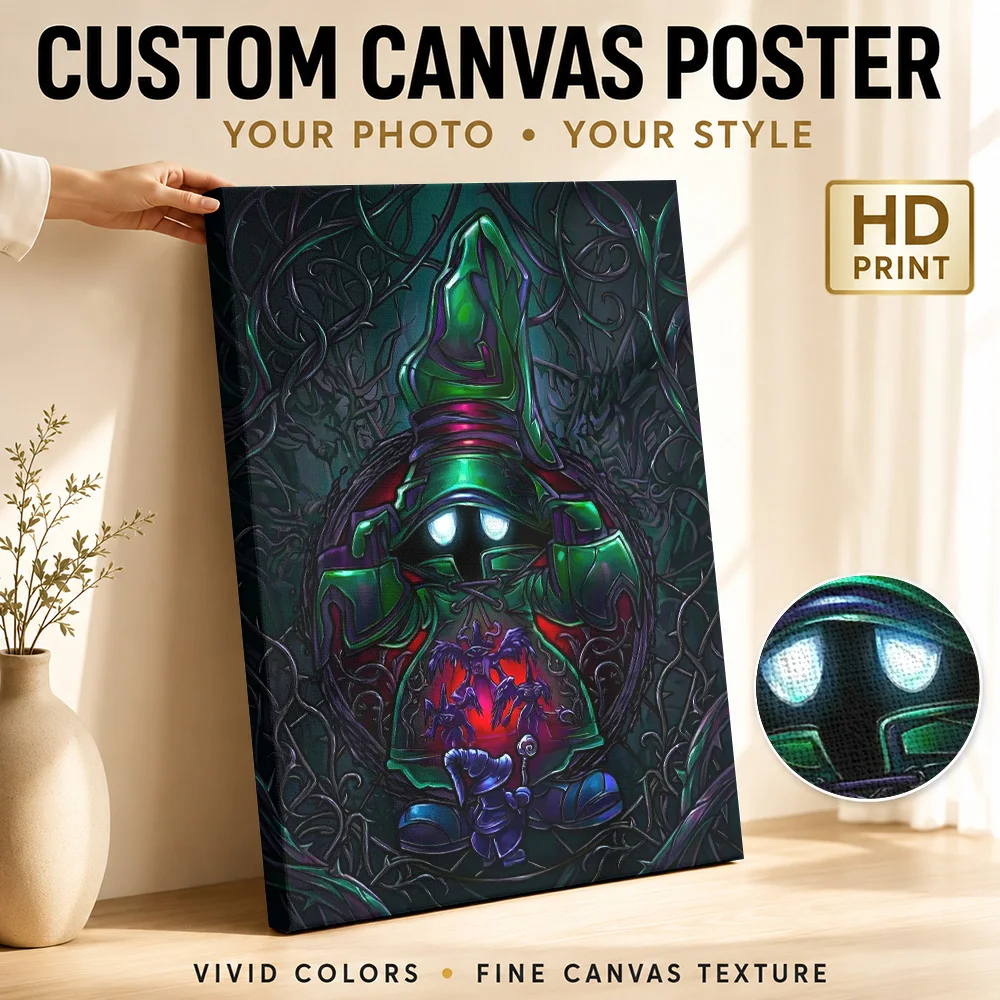 Vivi Ornitier surrounded by thorns Framed Canvas Print Poster Custom Photo Modern Aesthetic Wall Paintings Decoration for Office
