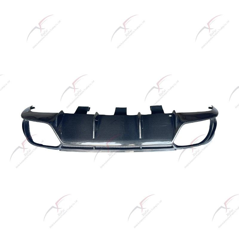 for Car Bumper Rear Diffuser Rear Spoiler Carbon Fiber Body Kit Suitable for 2016-2024 Alfa Romeo Giulia Sport Clover Car