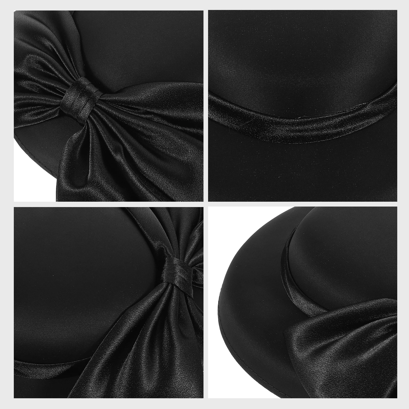 

Banquet Hat Fashionable Bowler Party Women Bucket Hats Retro Bride Wedding Halloween Fascinator Bridal Cap Elegant