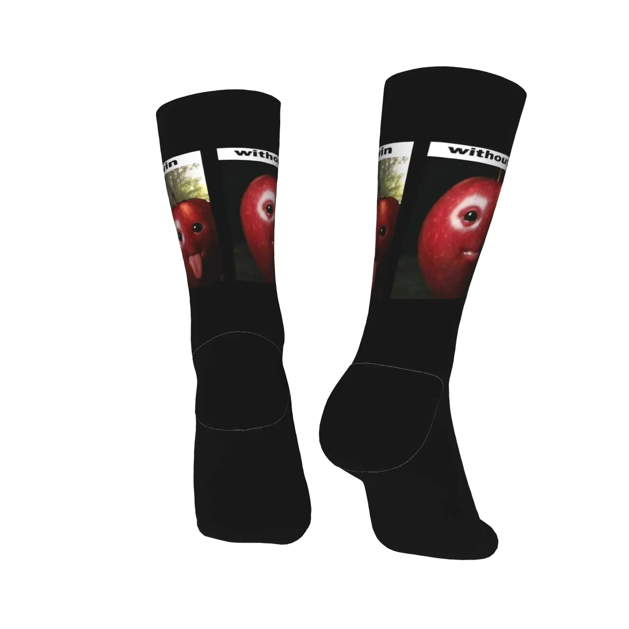 زوجين الجوارب AI أبل الجنرال Z ميمي BrainRot جوارب غير جودة الانزلاق الجوارب الخريف الكورية الجرافيك الجري الجوارب #4