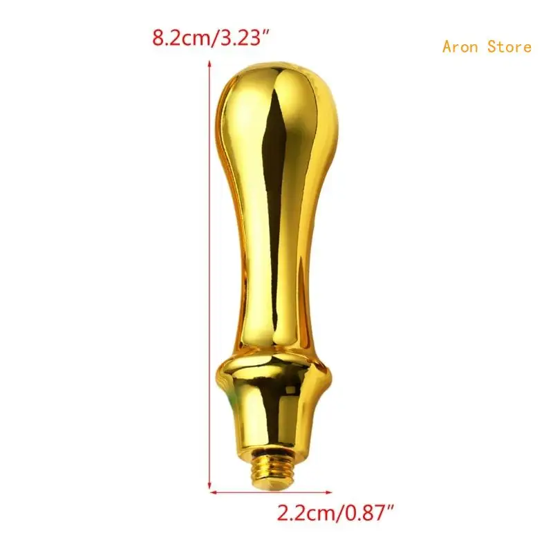 Poignée remplacement pour tampon sceau cire, poignée tampon en laiton antidérapante, Installation Simple, pour