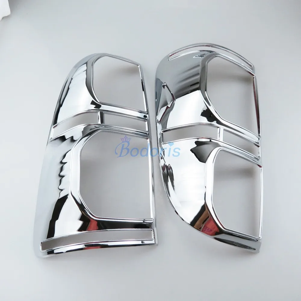 

For Toyota Hilux Vigo 2012 2013 2014 Taillight Cover Lamp Light Overlay Panel Trim Frame Kit Chrome Car Styling Accessories
