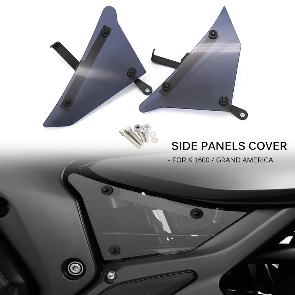 Motorcycle Side Panels, Fill Fairing & Tank Plates Trim for BMW K1600B/GA/Grand America. High-quality accessories. Enhance look