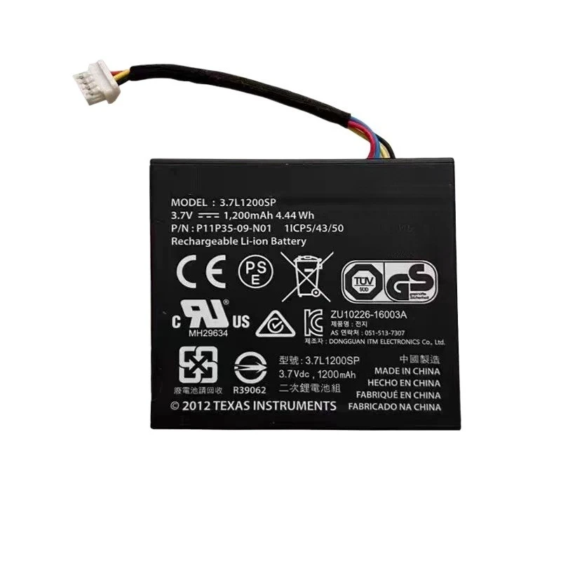 New 3.7V 800mAh 1200mAh 3.7L1200SP for Texas Instruments Nspire Cx 3.7L0800SP 1060SP  P11P35-09-N01 3.7L1200SPB Battery