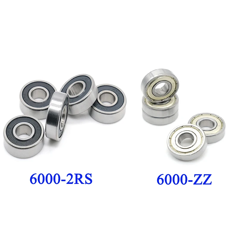 

5PCS ABEC-7 P5 6000RS 60002RS 6000ZZ 6000RZ Bearing Two Side Rubber Sealed 10x26x8mm High quality Deep Groove Ball Bearings