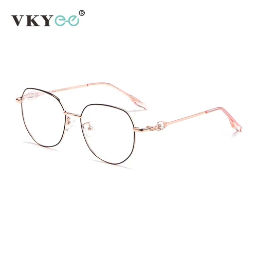 VICKY, gafas de lectura con luz azul para hombres y mujeres, diseño ovalado geométrico Simple a la moda, se pueden personalizar con prescripción 9603