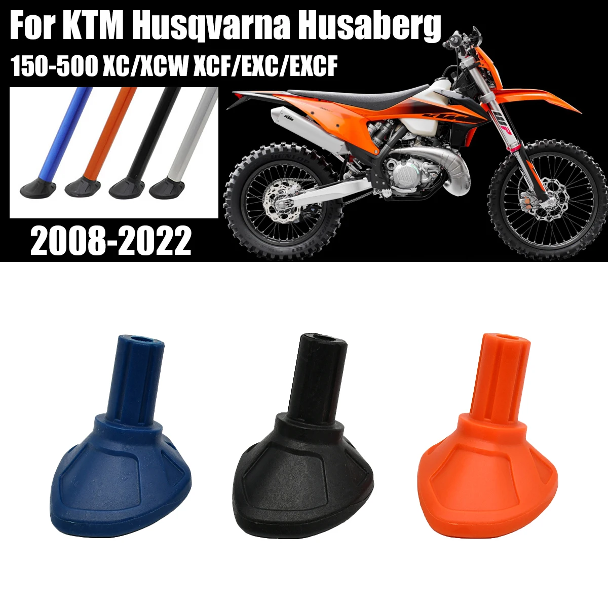 

Motocross ABS Plastic Side Stand Kick Stand Base Foot For KTM XC XCW XCF EXC EXCF TE FE TX FX 150 200 250 300 450 500 2008-2022