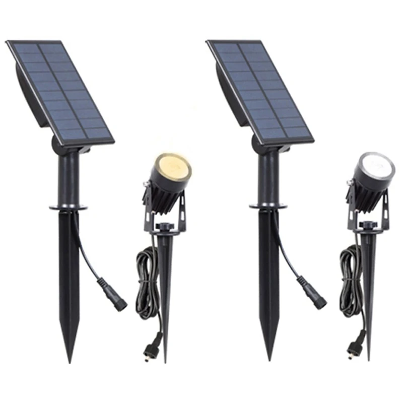Solar Garden Spot Lights, T-SUNRISE LED Solar Light Outdoor Waterproof Auto ON/Off For Garden, Driveway