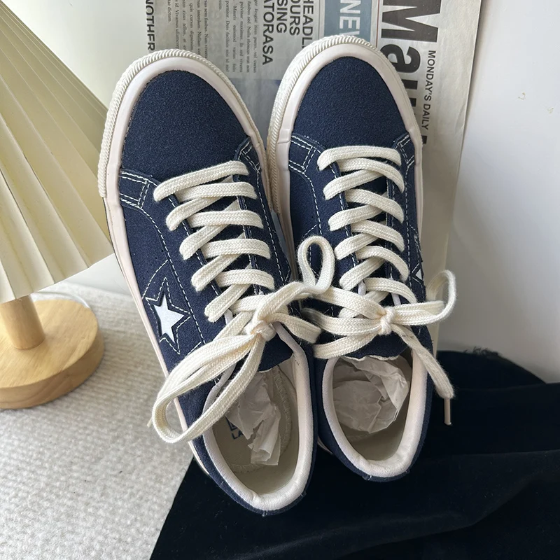 Zapatillas Deportivas Deep Blue Star, Nuevas 2025, Estilo Casual, de Corte Bajo, Transpirables, para Skateboarding, ex, c...