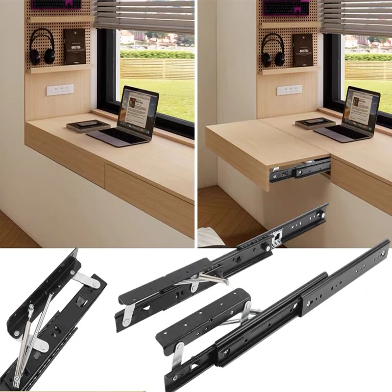 

Extended Pop Transform Restaurant Metal Kit Guide Rail Bilateral Automatic Lift Sliding Desktop Accessory Mechanism