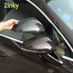 x2 Carbon Fiber Car Exterior Rearview Mirror Protective Cover Sticker for Porsche Macan 2011-2021 Car Exterior Accessories