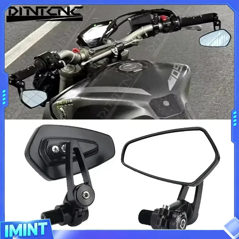 For MT 07 09 MT07 MT09 2014-2020 MT10 XSR700 XSR900 FZ07 MT-10 Handlebar End Mirror Side Rotation Motorcycle