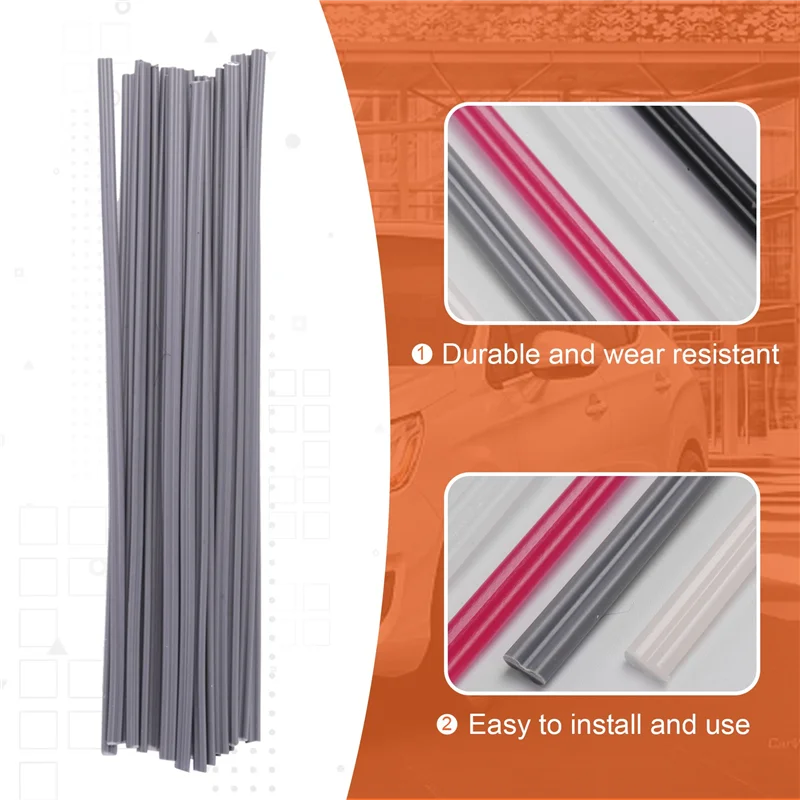 

A53Q-100 Pieces Plastic Welding Rods PP/PVC/PPR Plastic Welder Repair Rods For Car Bumpers And Daily Plastic Repair