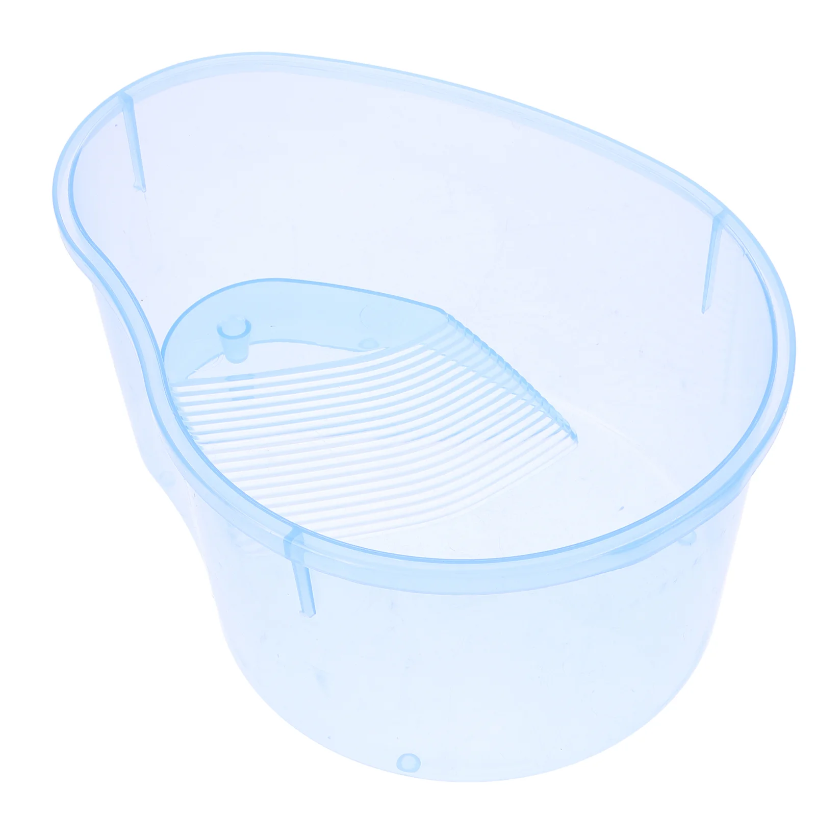 

Tortoise House Indoor Turtle Cylinder with Drying Platform Aquarium Crab Blue Tank