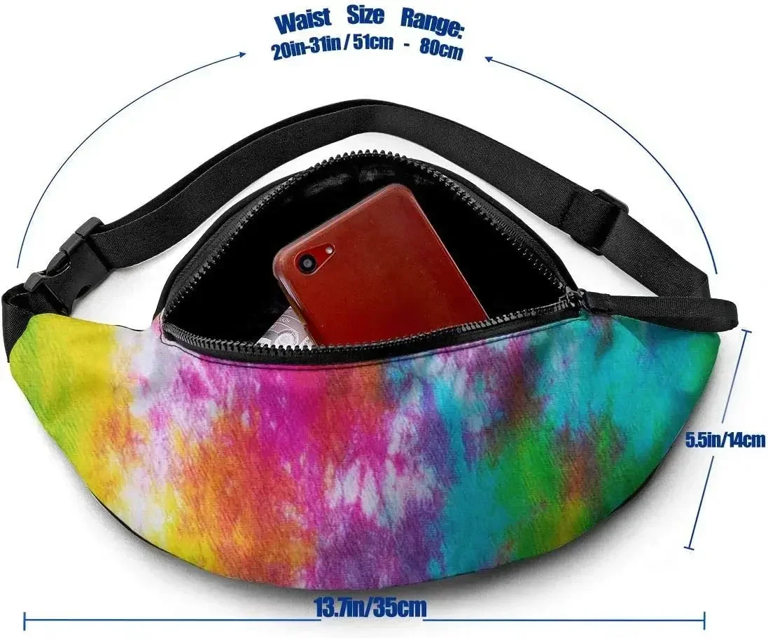 حقيبة خصر فاني جيدة على شكل نمر مع حقيبة بحزام بفتحة سماعة الرأس وجيب حبال قابل للتعديل حقيبة هيب بوم أنيقة للنساء والرجال