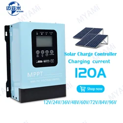 MYAMi 120A 30A 60A 12V 24V 36V 48V 60V 72V Off-grid Solar System Battery Charge RS485 Mppt PV 150V 230V Solar Charge Controller