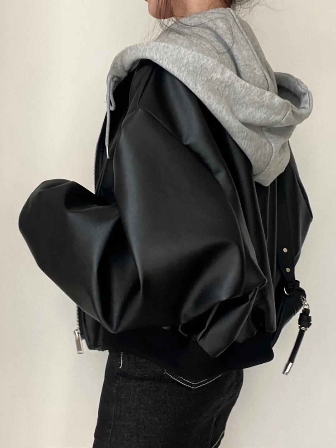 Design coreano ort Jaet con cappuccio da donna Casual Sle Faionable Versatile cappotto ort Fem Primavera Autunno Inverno Capispalla