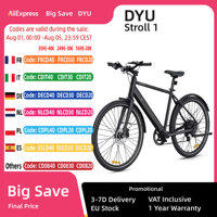 DYU Stroll 1 E-bike 250W Brushless Motor 36V9AH Lithium Battery Aluminum Alloy Electric Bicycle 16Inch Tire City Electric Bike