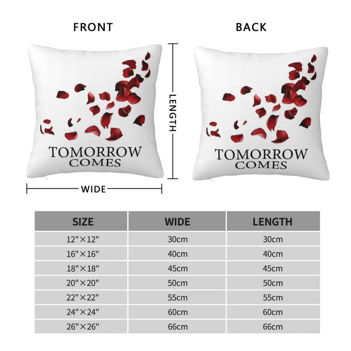 Tomorrow Comes Clair Obscur Expedition 33 Square Pillowcase Polyester Linen Velvet Pattern Zip Pillow Case Sofa Cushion Cover