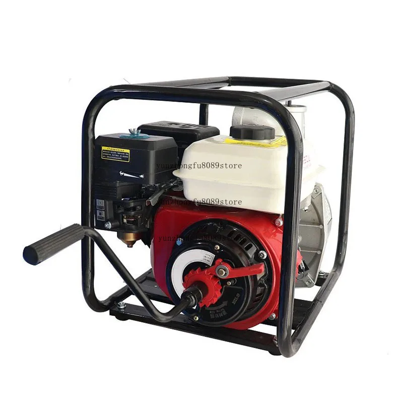 170 Engine Hand Crank Starter Mini Tiller Pump Generator Threshing Machine One-Button Starter Is Convenient