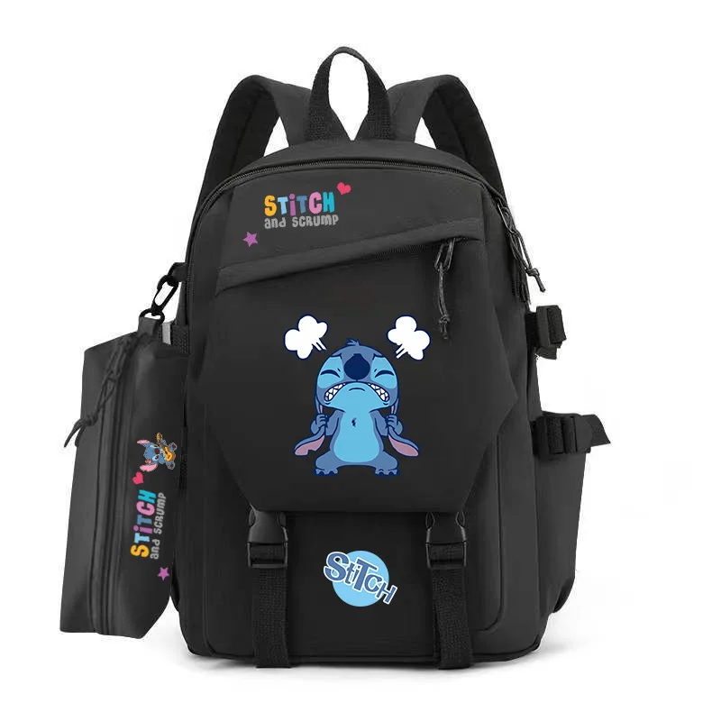 New Stitch Student Laptop Female Backback Cartoon Women Backpack School Ladies Cool Harajuku Bag Girl Nylon Kawaii Backpack