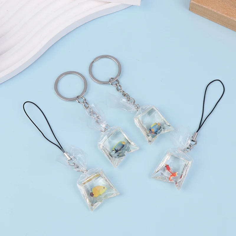 Kawaii ปลา Charms สายคล้องน่ารักปลาทองจี้โทรศัพท์มือถือผู้หญิงจี้สําหรับคีย์กระเป๋าน่ารักอุปกรณ์เสริม