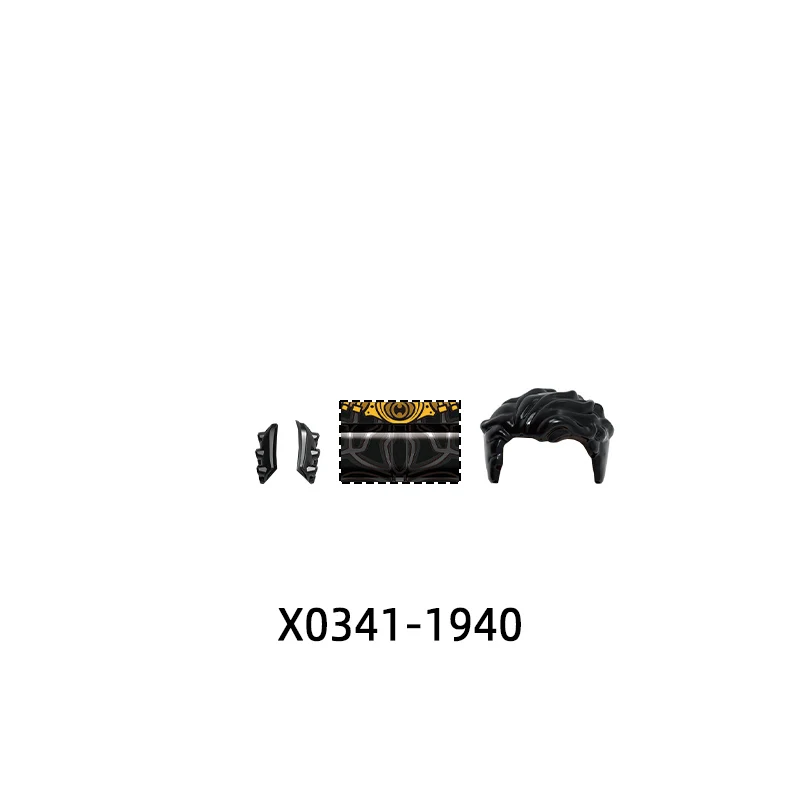 The X0341 Weapons Pants Hair Parts Action Figures Cloak Whip Sword Stick Model Blocks MOC Bricks Set Gifts Toys