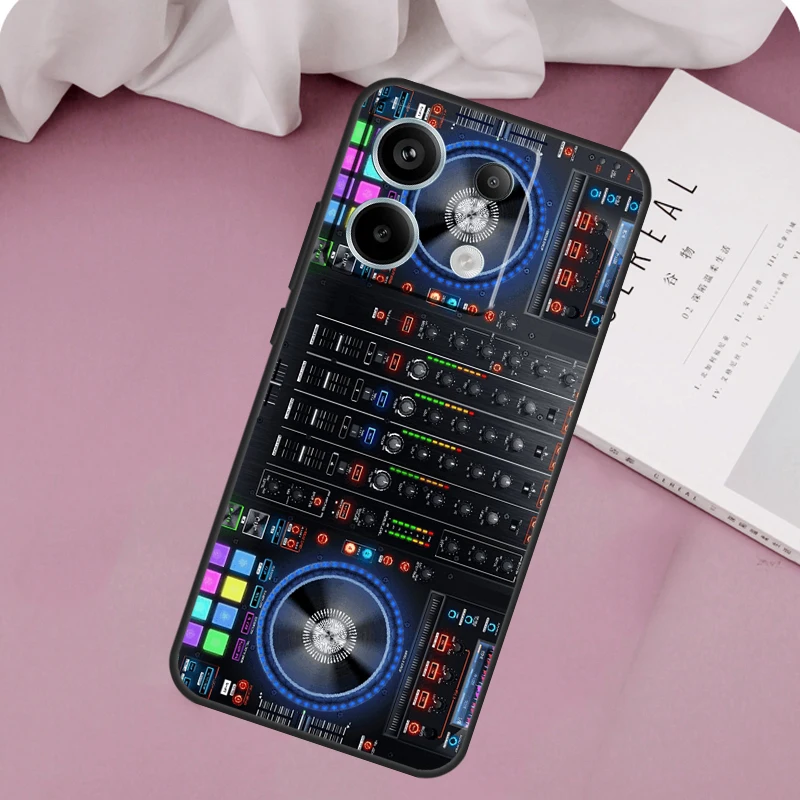 DJ Mixer Deck Controller Case For Xiaomi Redmi Note 12 11 9 10 13 Pro Plus 12S 11S 10S 9S Redmi 13C 9C 10C 12C Cover