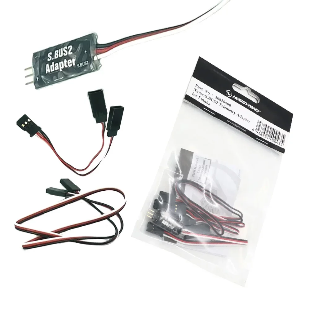 Hobbywing S.BUS2 5-9V Modul Transmisi Data Adaptor Telemetri untuk Futaba Platinum V4 V5 Pesawat ESC XERUN Mobil ESC