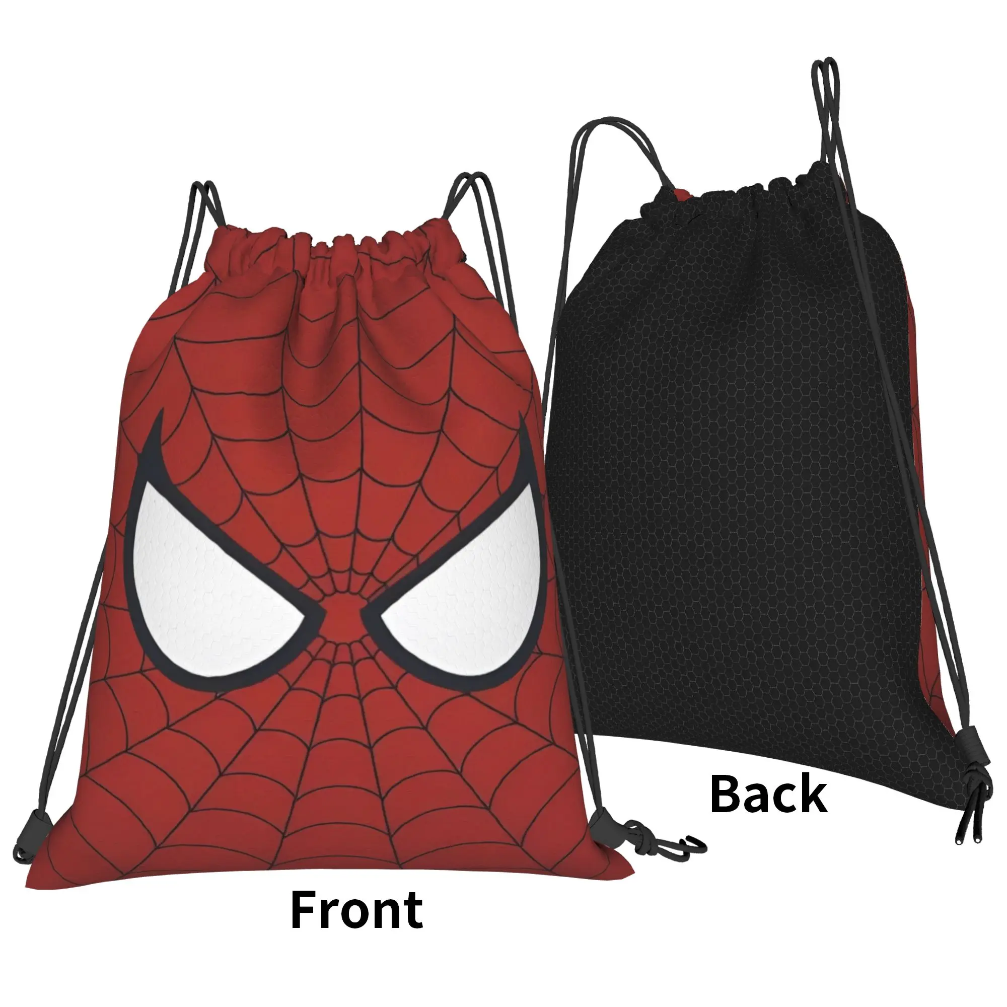S-Spiders Heroes Backpack  Foldable Men Sports Custom Sackpack String Bags