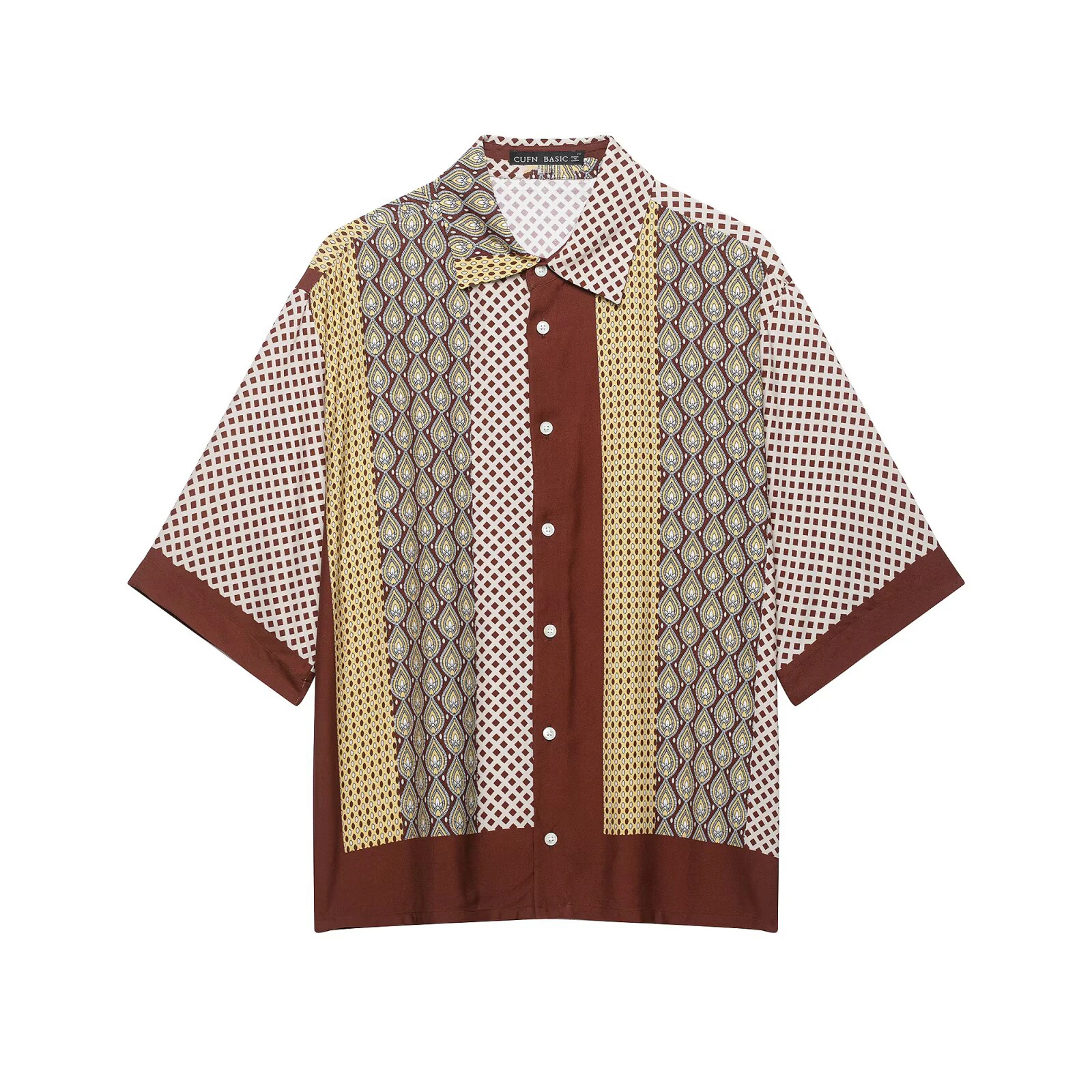 European and American style women's autumn new item contrasting color splicing, hanging shirt hanging pants set