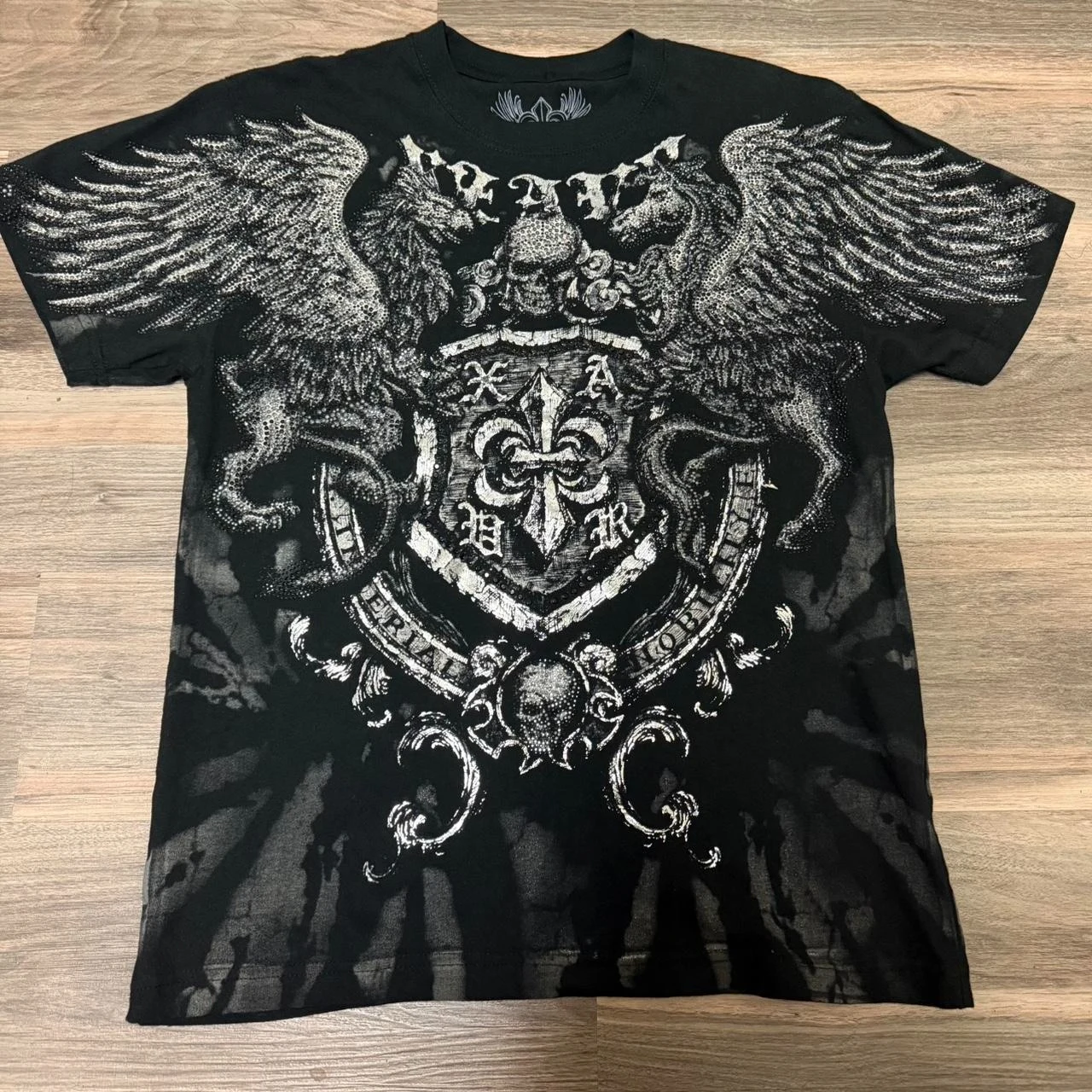 

2025 Limited Rare Y2K Black Xzavier with Rhinestone Shirt